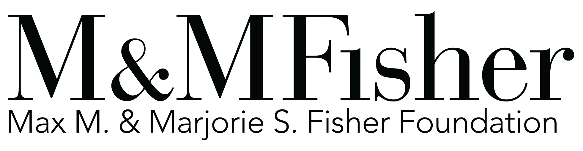 MMFisher_logo_Black-Floating - Michigan Hillel